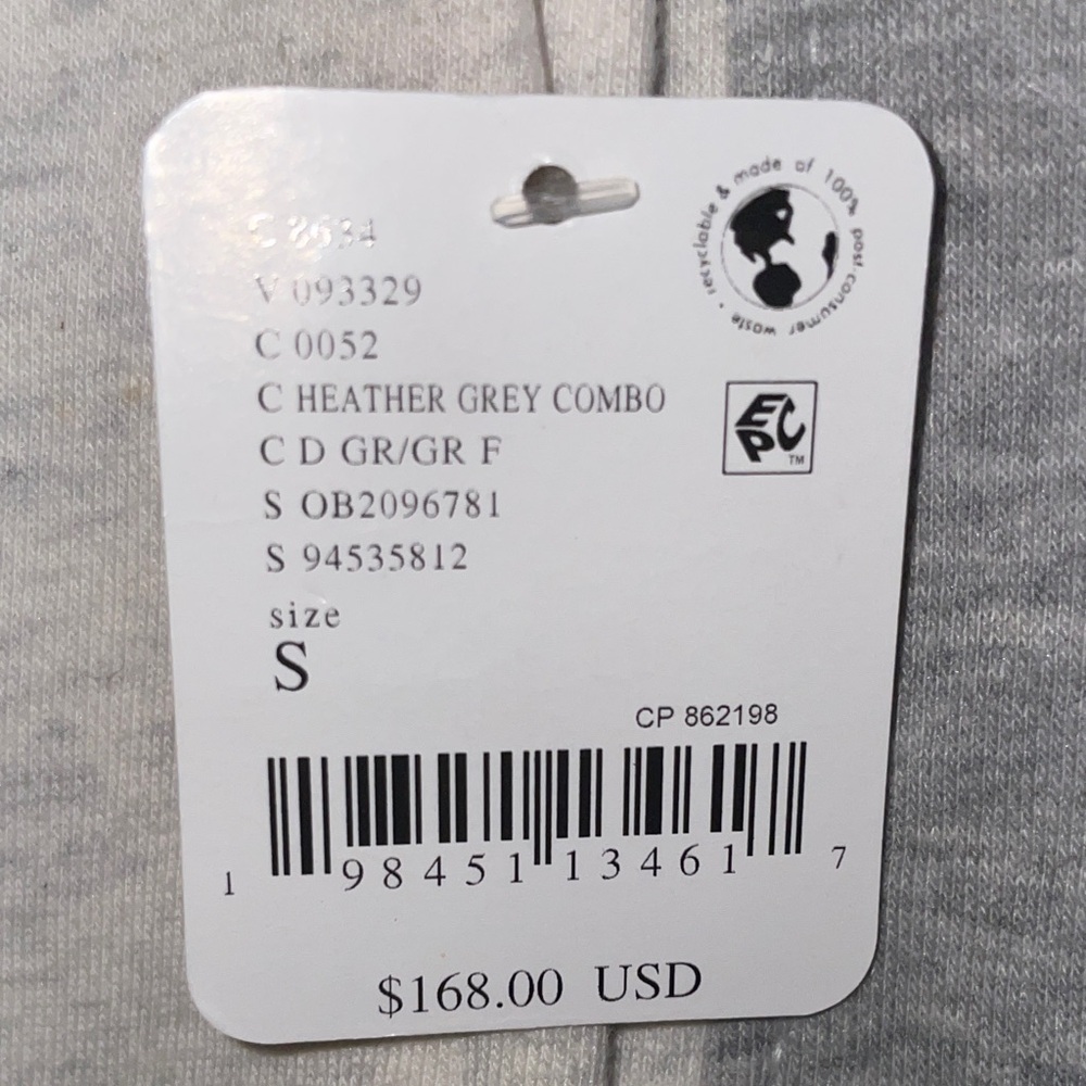 Free People FP MOVEMENT Making It overalls onesie Ivory Gray S NWT MSRP$168 - Picture 6 of 6